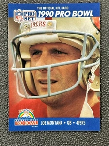 Juego profesional 1990 - Pro Bowl Joe Montana #408 - Imagen 1 de 2