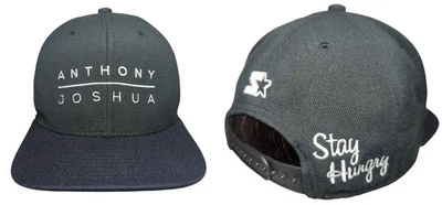 Raro ANTHONY JOSHUA Chapéu Iniciante Snapback Stay Hungry Boxer Boxe Snapback OSFM - Imagem 1 de 4