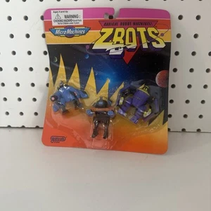 Very Rare ZBOTS 3 Pac RAKOR, SKIDDLE, PLEXUS MICRO MACHINES GALOOB - Picture 1 of 10
