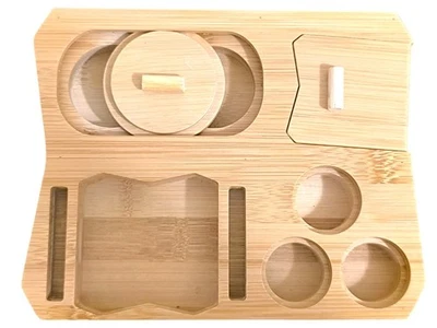 木制几内亚猪鸟觅食玩具拼图玩具零食分装机喂食器玩具... — 第 1/4 张图片