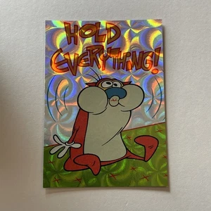 1994 Topps The Ren & Stimpy Show All Prismatic Hold Everything Card #16 Circle - Picture 1 of 2
