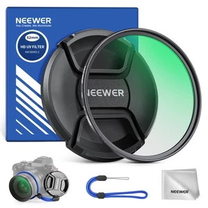 NEEWER 62mm MC UV Protection Filter with Lens Cap Multilayer Resist... Brand New - Picture 1 of 8