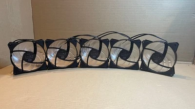 LOT 5x Cooler Master MasterFan120AB 120mm ARGB Case Fan 4-pin PWM * 650-2000RPM - Image 1 of 4