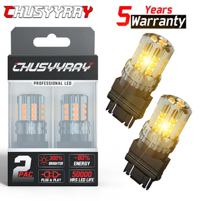 2x LED Turn Signal Light Bulbs For Ford F150 F250 F350 Super Duty - Image 1 of 4