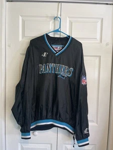 [RARO] GIACCA VINTAGE ANNI 90 LOGO PRO LINE ATLETICA NFL XL CAROLINA PANTHERS - Foto 1 di 2