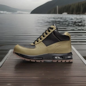 Herren Nike Air Max Goadome Classic Mid Top Stiefel - Schwarz/Sesam/Neutral Oliv - Bild 1 von 7