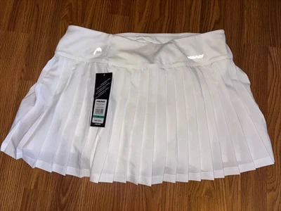 Falda plisada Head blanca fuerte blanca tenis pickleball talla XL NUEVA NUEVA CON ETIQUETAS Foto 1 de 4