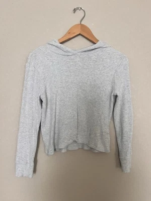 Sudadera con capucha ligera Old Navy gris claro para niños L (10-12) Foto 1 de 2