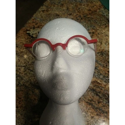 Rare Anne Et Valentin Lunettes Nougat 0500 Red Pink Glasses France - Image 1 of 4