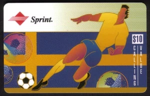 $10. Soccer: World Cup 1994: Sweden Phone Card - Picture 1 of 1