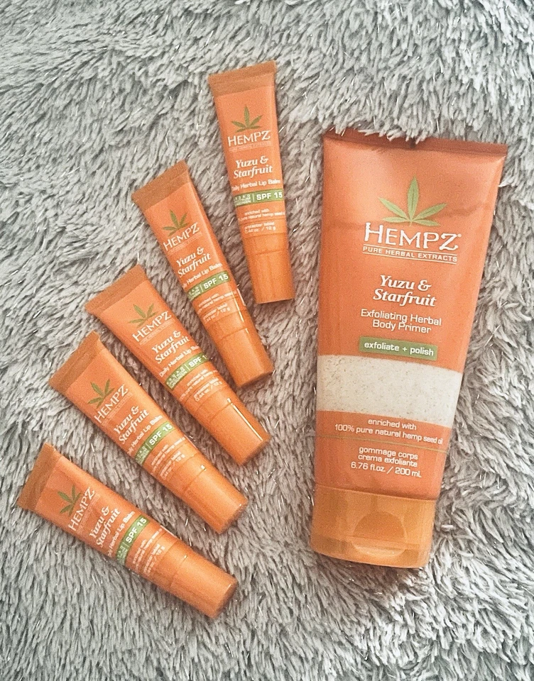 Hempz Yuzu & Starfruit Body Polish + Lip Balm (5) - Image 1 of 2