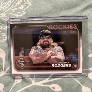 2024 Topps Series 1 - Brendan Rodgers #322 Golden Mirror - Picture 1 of 2