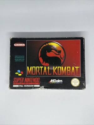 Super Nintendo SNES Retro Spiel Mortal Kombat OVP TOP - Bild 1 von 4