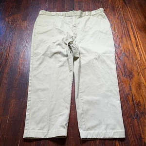 Vintage Dickies Hose Herren 48x27 Khaki MADE IN USA Baggy Weite Arbeit Skater 80er - Bild 1 von 17