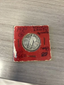 1930 Standing Liberty Quarter 25c - Picture 1 of 2