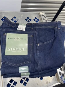 Jeans Knightsbridge Comfort Action vita elasticizzata premium uomo 36x30 blu NUOVO - Foto 1 di 3