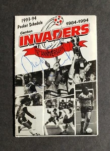 Canton Invaders signed 1993-94 Soccer Schedule - Picture 1 of 5