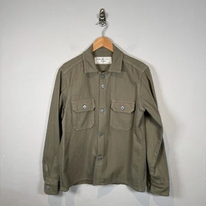 RGT Rogue Territory Garment Dyed Infantry Olive Green Shirt Chore Size Small? - Picture 1 of 6