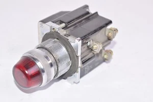 Eaton Cutler Hammer 10250T Illuminated Red Push Button 120V 50/60 CY - Picture 1 of 3