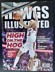 Hawgs Illustrated Magazine Arkansas Razorbacks Basketball Jordan Walsh Jan 2023 - Bild 1 von 2