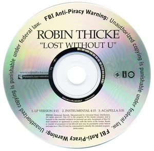 Robin Thicke LOST WITHOUT U (Promo CD Single) (2006) - Picture 1 of 2