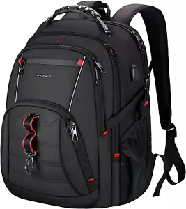 LARGE School Bag Laptop Backpack 17 Inch With USB Charging Port And RFID Pockets - Picture 1 of 7