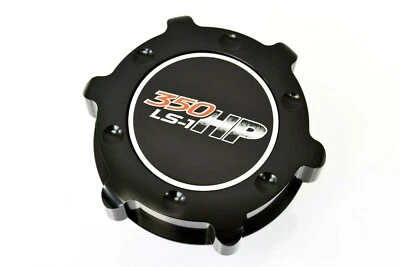 2004 PONTIAC GTO LS1 350HP BILLET ALUMINUM ENGINE OIL FILLER CAP BLACK B - Image 1 of 3