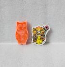 Very Rare Vintage Owl Erasers rubbers gommes gommine