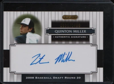 Quinton Miller (Pirates) 2008 Razor Signature Series RC Auto/1499 Mint+ - Image 1 of 2