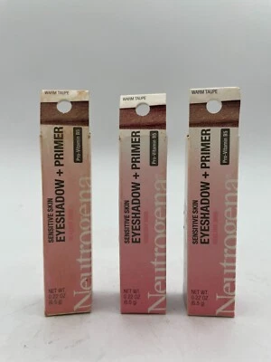 3x Sombra de ojos para piel sensible neutrogena caducada dañada + imprimación marrón cálido Foto 1 de 4