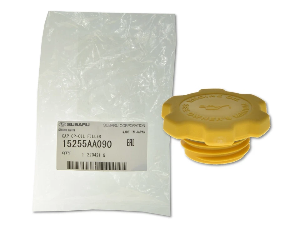 Engine Oil Filler Cap 15255AA090 OE for Subaru Forester Impreza Legacy Outback - Image 1 of 1