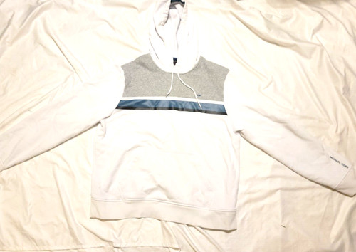 MICHAEL KORS Felpa con cappuccio bianca XL