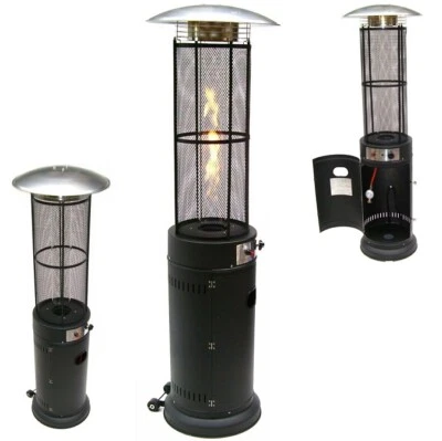 D+L Gasheizer Feuersäule Terrassenheizer 56703 Gas-Heizstrahler 11kw Heizpilz Heizer