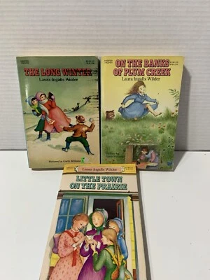 LOT Little Town On The Prairie by Laura Ingalls Wilder, Banks Of Plum Creek 3 - Image 1 of 4
