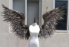 Angel Devil Feather Wings For Cosplay Halloween Photography Shooting Props Decor