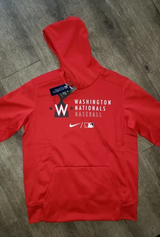Nike Therma MLB Washington Nationals Team Hoodie - Red Cover