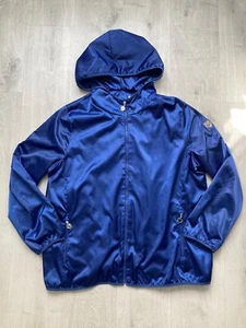 Chaqueta con capucha cortavientos impermeable azul Punto Roma 50 usada - Imagen 1 de 13