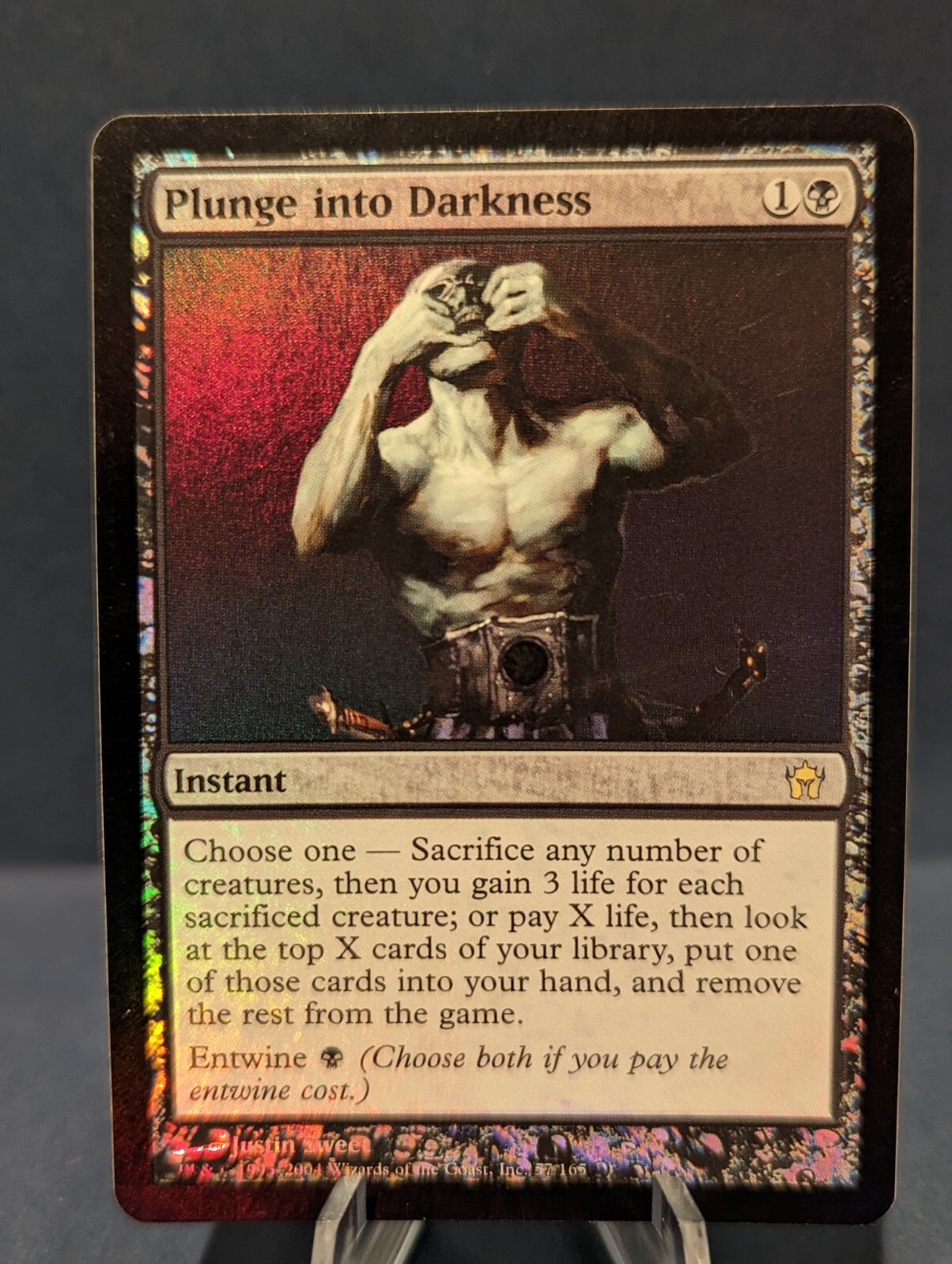 FOIL Plunge into Darkness - MTG - Fifth Dawn - NM - Unplayed