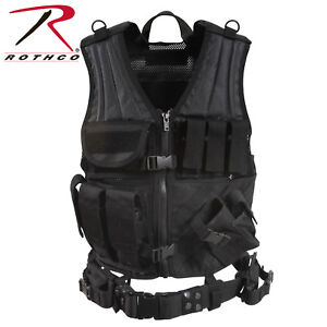Rothco Cross Draw MOLLE Tactical Vest BLACK