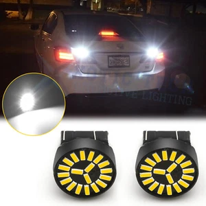 Bombillas de reversa de respaldo LED blancas para Honda Accord Civic CRV FIT 2008-12 7440 - Imagen 1 de 12