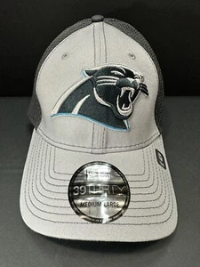 Carolina Panthers Mütze Medium Large New Era 39THIRTY NFL Cap Stretch Fitted Grau - Bild 1 von 7