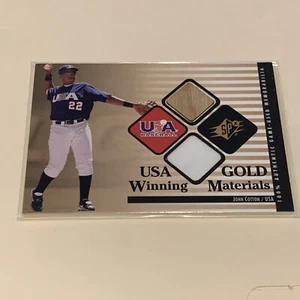 2000 SPx Winning Materials Update John Cotton #GW-JC Rookie RC - Bild 1 von 2