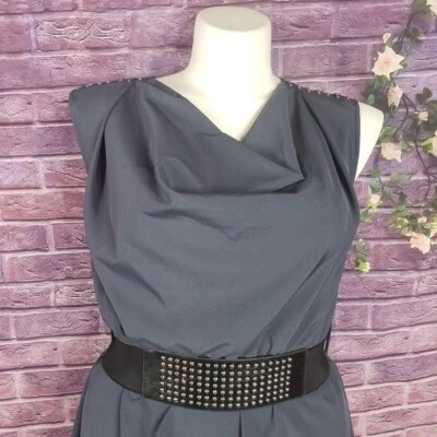 YA Лос-Анджелес синий платье с ремнем - Изображение 1 из 4