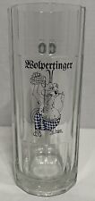 WOLPERTINGER 0,5L Tall Stein Beer Clear Glass Mug Sahm Logo