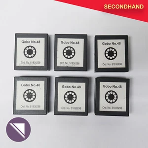 Set-of-6  27mm Metal Gobos No 48 - Bild 1 von 2