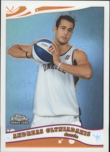 2005-06 Topps Chrome Refractors Basketball Card #237 Andreas Glyniadakis