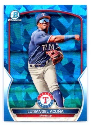 2023 Bowman Chrome Sapphire Edition #BCP-230 Luisangel Acuña Prospects - Image 1 of 2