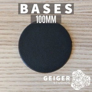 Warhammer 40K AoS Warcry Necromunda | 100mm Round Bases Bits GW - Picture 1 of 1