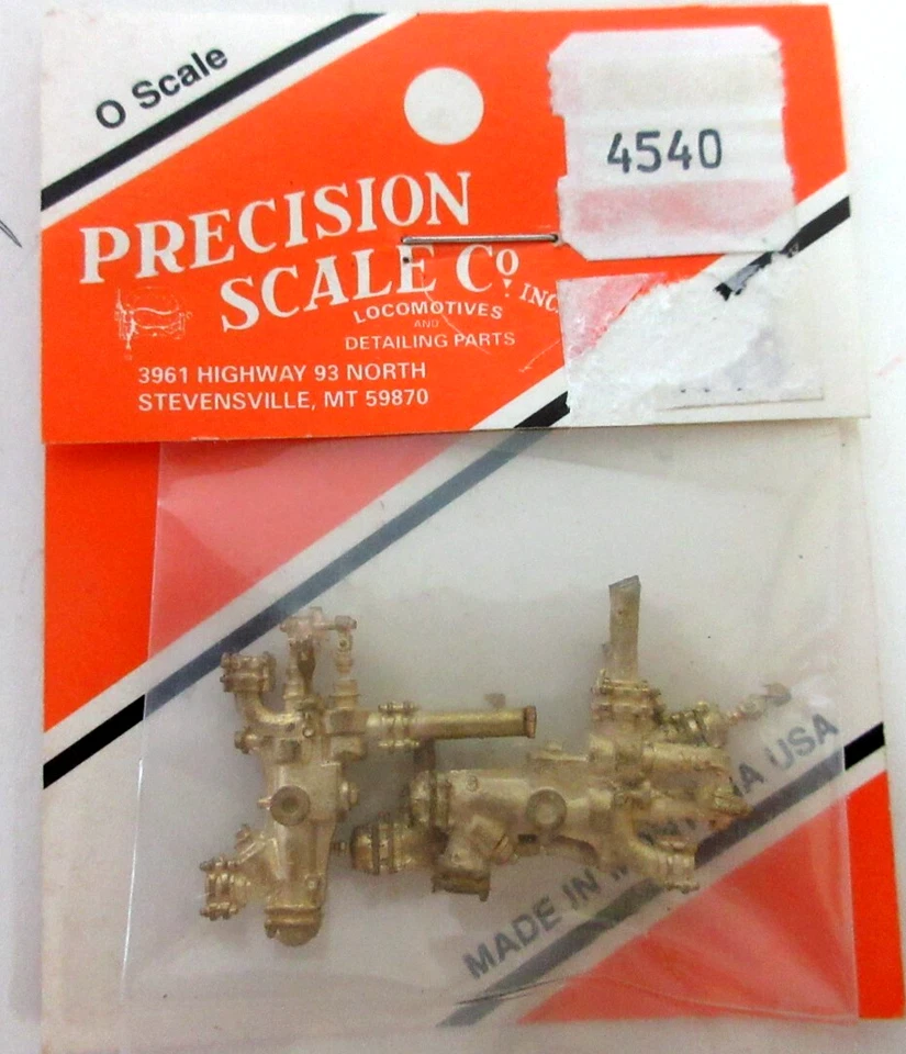 O SCALE PRECISION SCALE CO. 4540 BRASS FIXTURES - Image 1 of 1