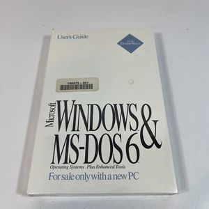 Microsoft MS-DOS 6.2 Owner's User's Guide Book, Factory Sealed, 1994 - Picture 1 of 4